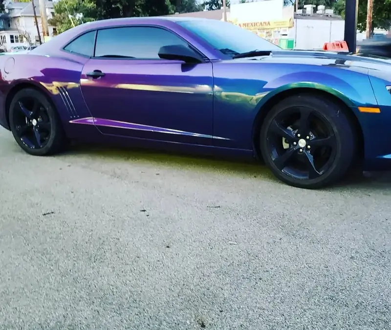 Camaro color shift wrap