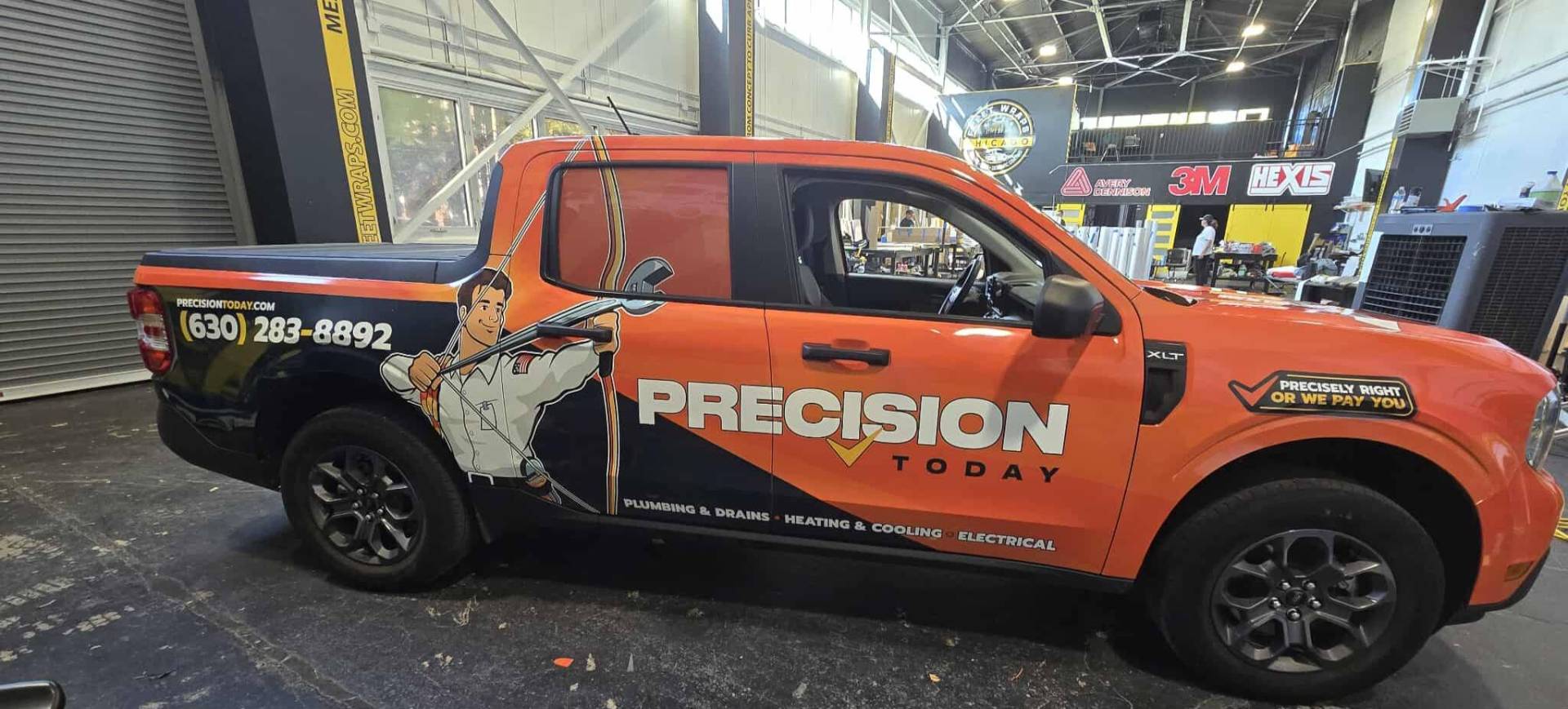 Precision Today — HVAC Truck Full Wrap