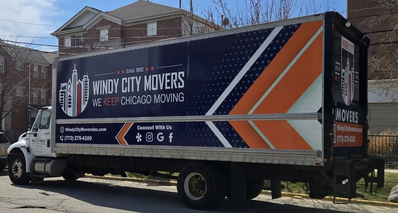 Full box truck wrap Chicago